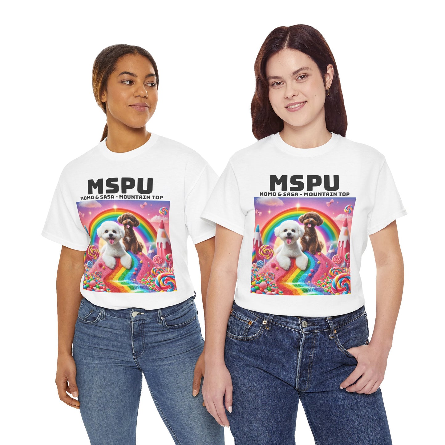 MSPU Momo & Sasa T-shirt - On the Top of the Mountain