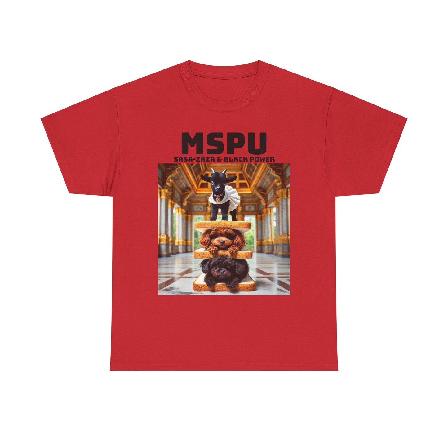 MSPU Sasa-Zaza T-shirt - Black Power