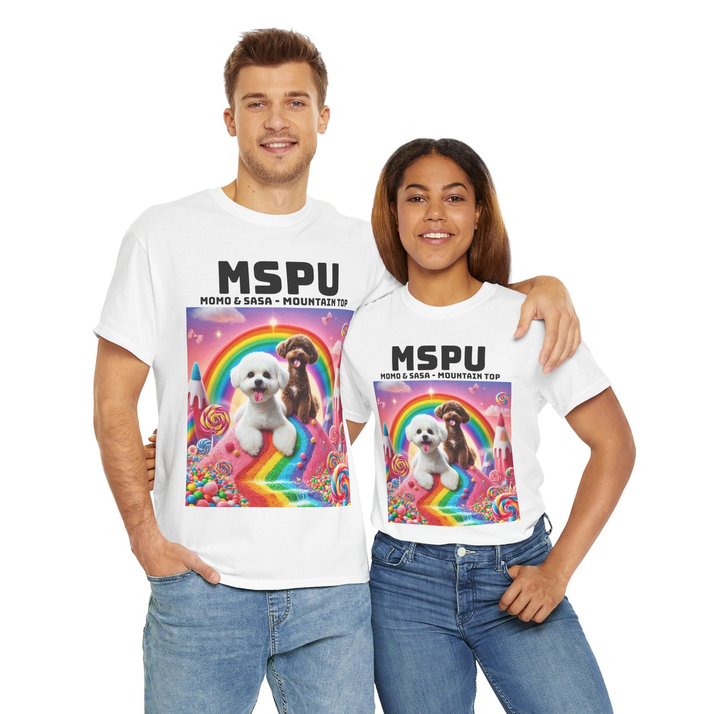 MSPU Momo & Sasa T-shirt - On the Top of the Mountain