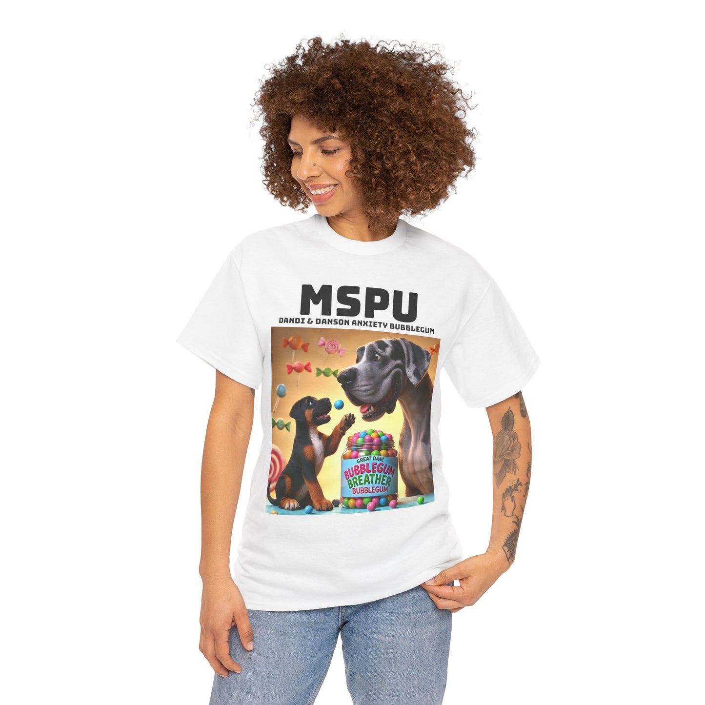 MSPU Candy Fan T-shirt - Anxiety Bubblegum