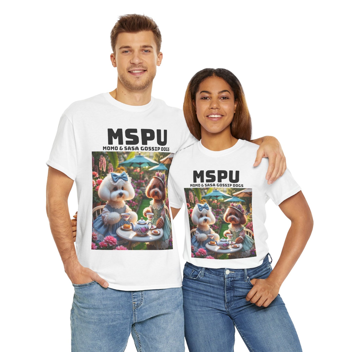 MSPU Momo & Sasa T-shirt - Gossip Dogs