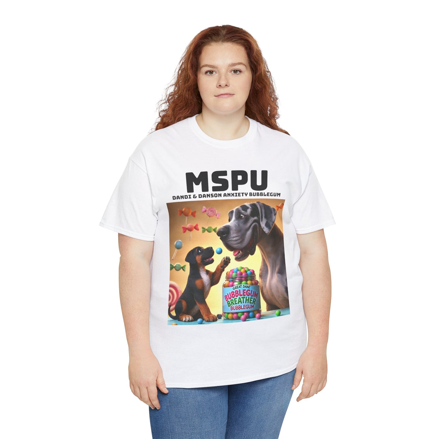 MSPU Candy Fan T-shirt - Anxiety Bubblegum