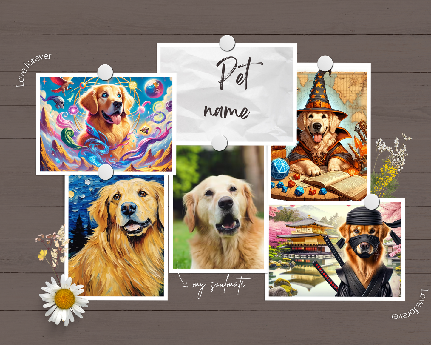 Cuddle Canvas - Momo & Sasa Custom Pet Photo Collage Blanket