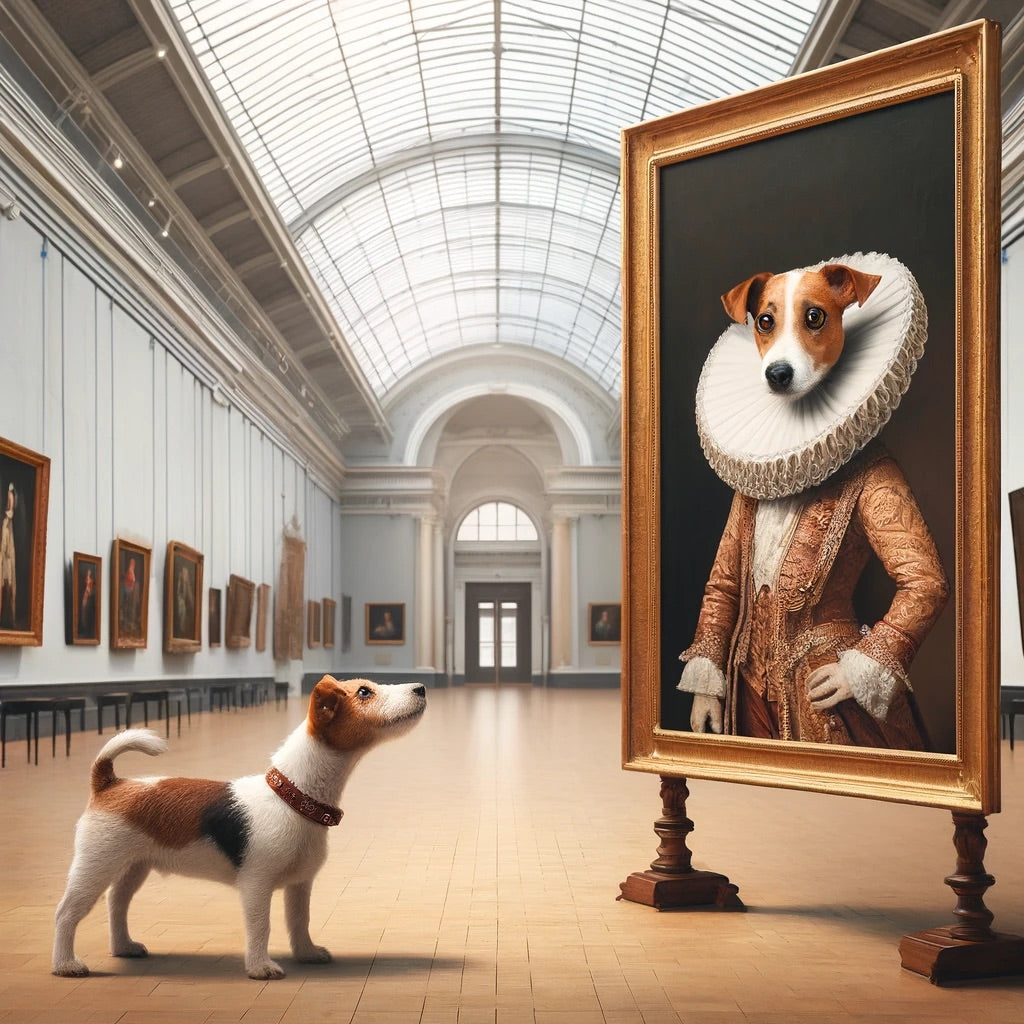 Regal Rovers - Momo & Sasa Custom Pet Portrait - Museum Masterpiece