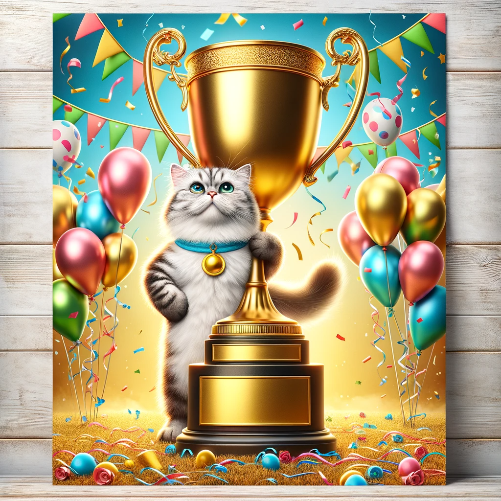 Furry Laurel - Momo & Sasa Custom Pet Achievement Poster