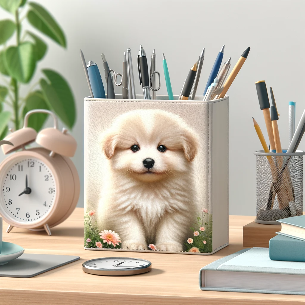 Pup Keeper - Momo & Sasa Custom Pet Desktop Organizer