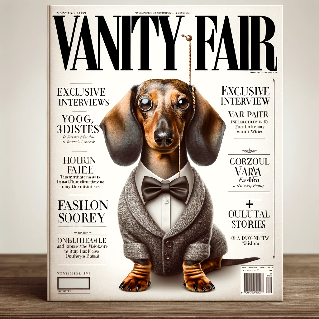 Paw Vogue Canvas - Momo & Sasa Custom Pet Magazine Cover