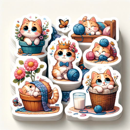 Paws & Play - Momo & Sasa Custom Pet Sticker (12 pcs)