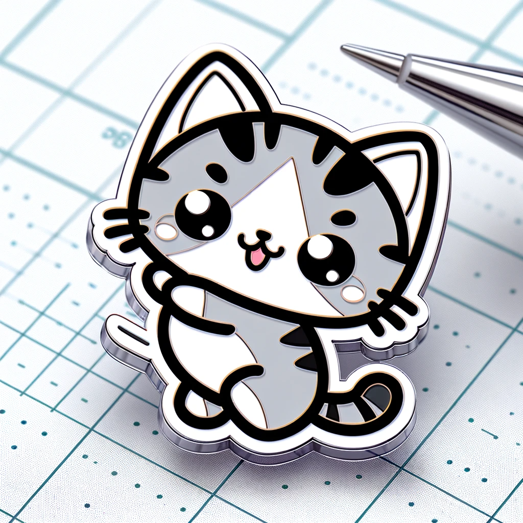 Snuggle Sprites - Momo & Sasa Custom Pet Acrylic Pin