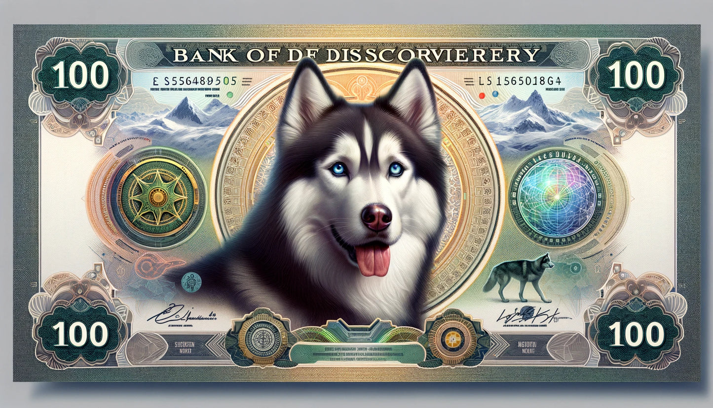 Pawsperity Bills - Momo & Sasa Custom Pet Portrait - Pet Banknote