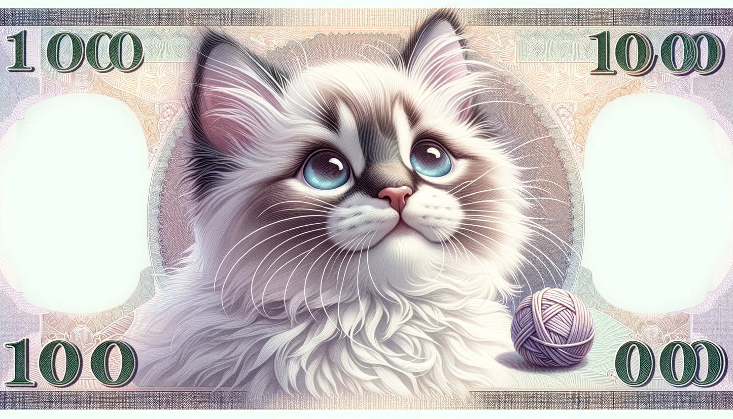 Pawsperity Bills - Momo & Sasa Custom Pet Portrait - Pet Banknote