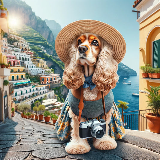 Beach Pawradise - Momo & Sasa Custom Pet Portraits - Best Vacation