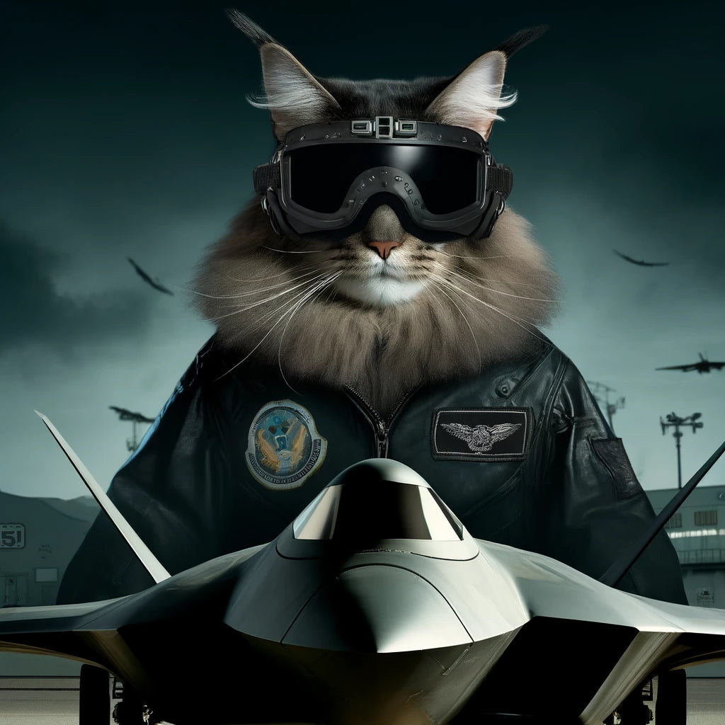 High-Flying - Momo & Sasa Custom Pet Portrait - Pet Pilot