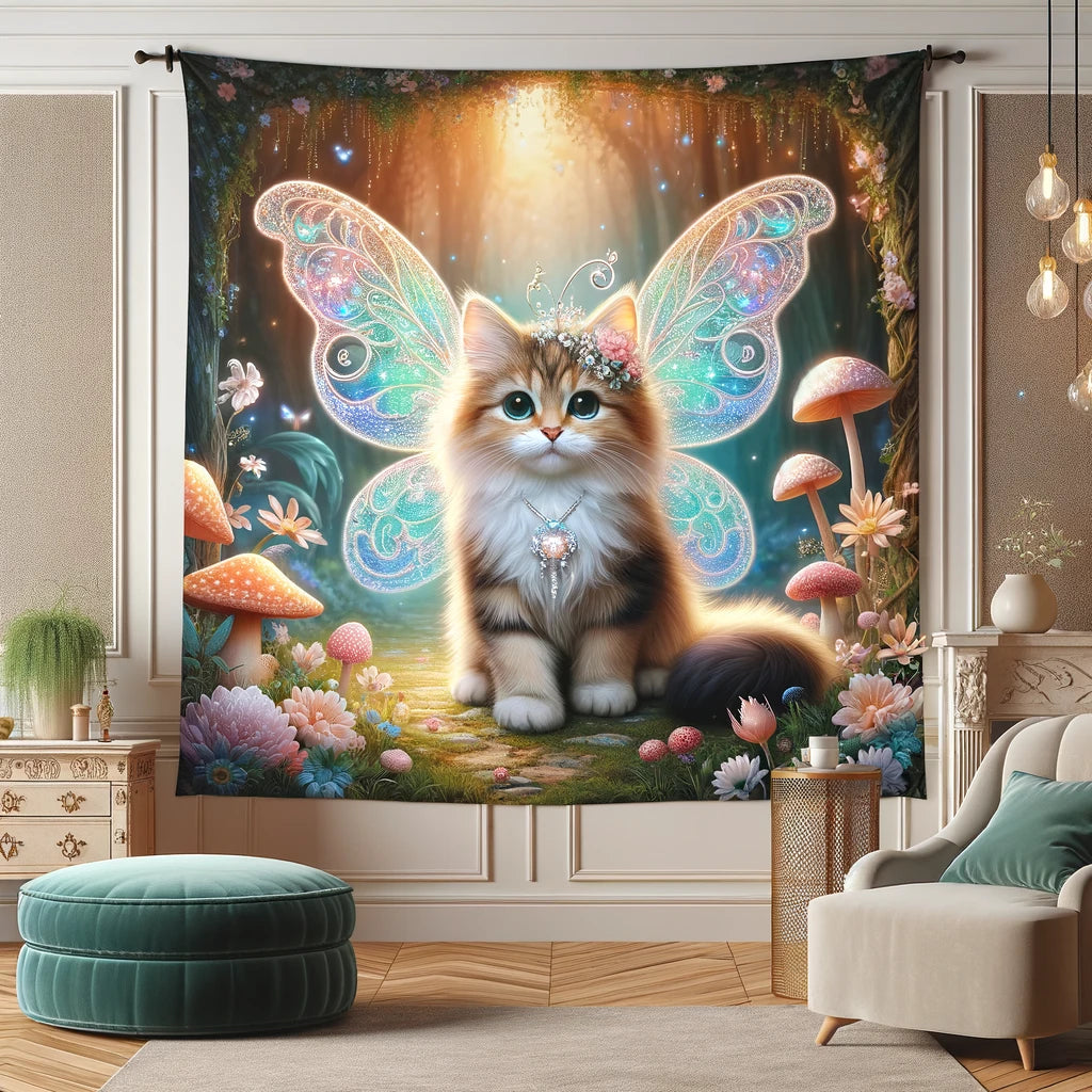 Woven Whimsy – Momo & Sasa Custom Pet Tapestry