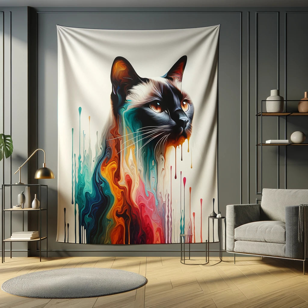 Woven Whimsy – Momo & Sasa Custom Pet Tapestry
