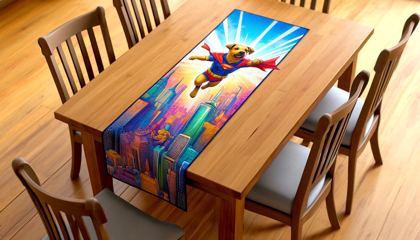 Table Tails - Momo & Sasa Custom Pet Table Runner