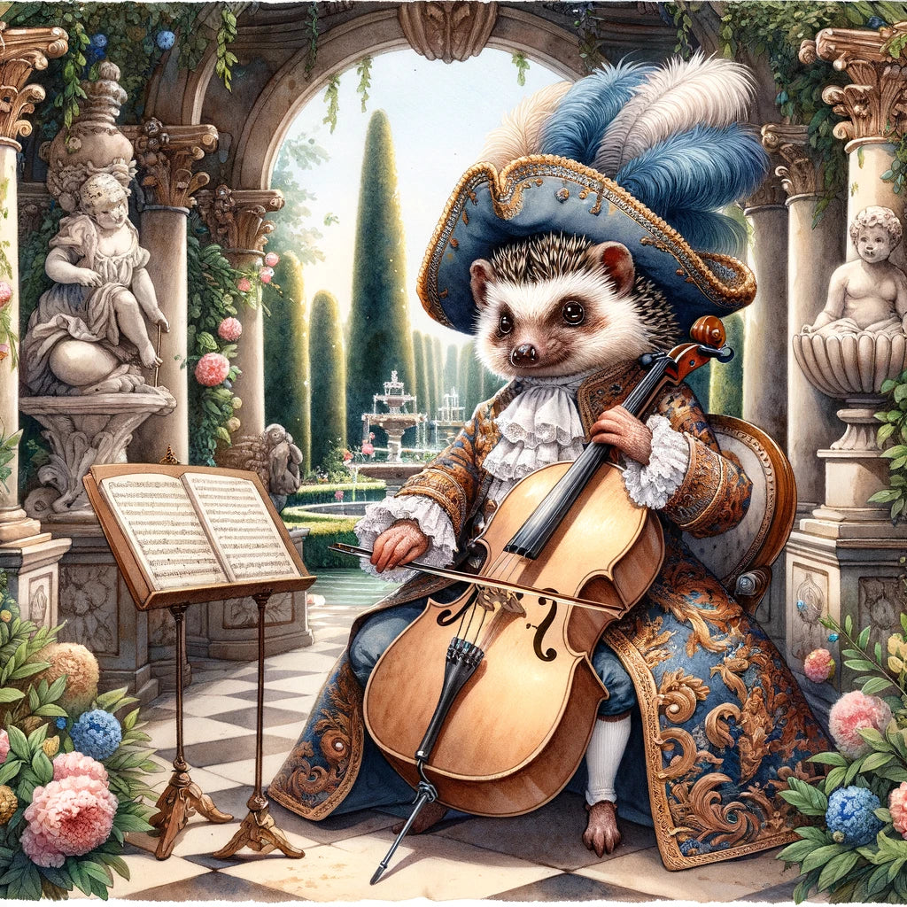 Melodic Mews - Momo & Sasa Custom Pet Portrait - Pet Musician