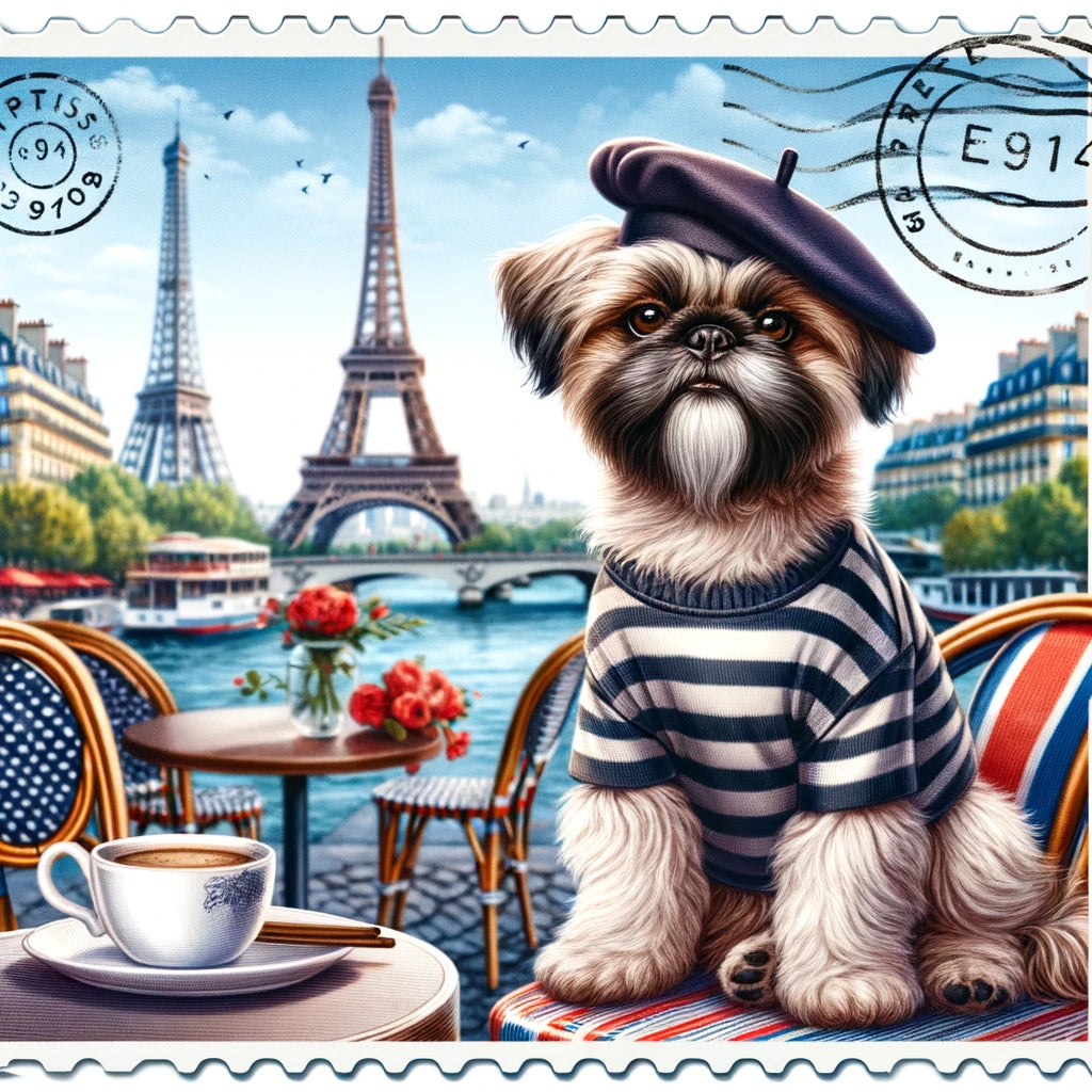 Cultural Canines - Momo & Sasa Custom Pet Portrait - Pet In European Culture