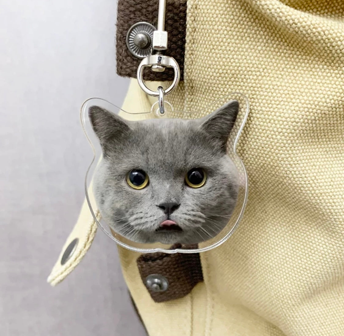 Portable Love - Momo & Sasa Custom Pet Handicraft - Pet Keychain