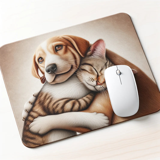 PawPad Delight - Momo & Sasa Custom Pet Mouse Pad