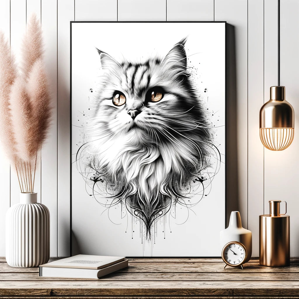 Whimsical Paws - Momo &amp; Sasa Custom Pet Framed Print