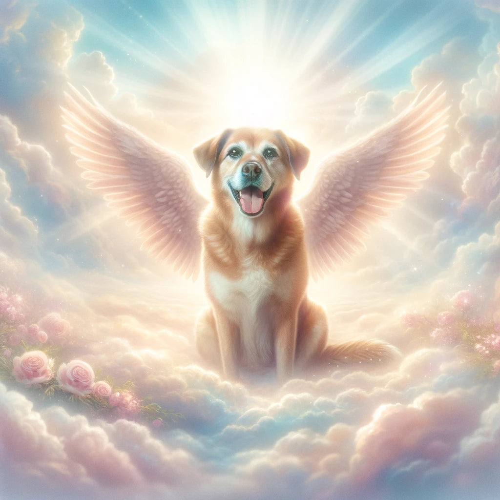 Heavenly Tails - Momo & Sasa Custom Pet Portrait - Pet Angel