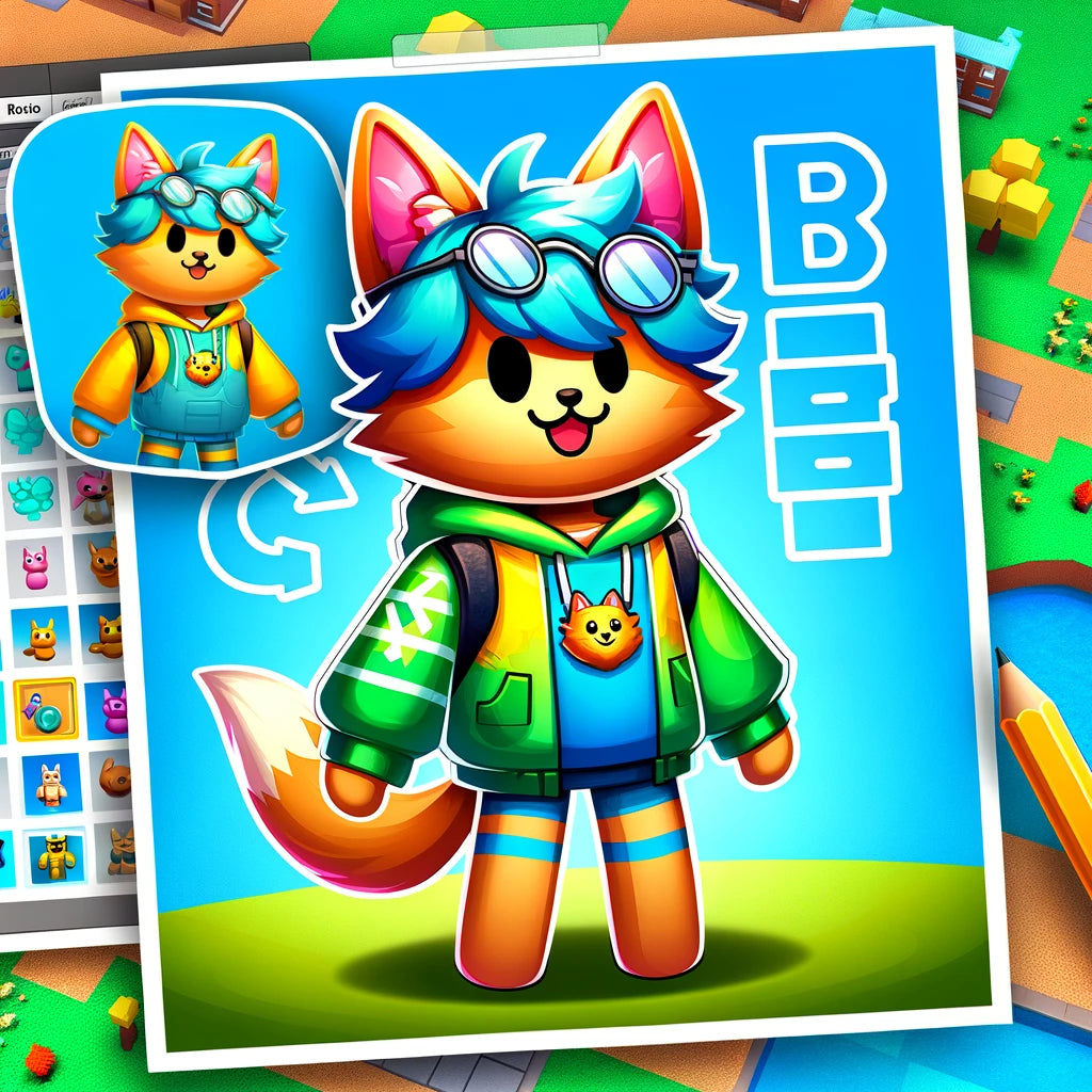 Game-On - Momo & Sasa Custom Pet Portrait - Pet Gaming Avatar