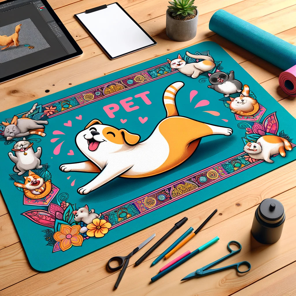 Whisker Wellness - Momo & Sasa Custom Pet Yoga Mat