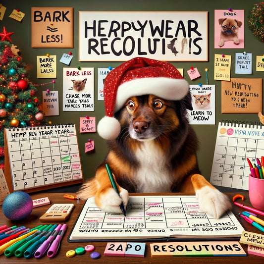 Resolution Rascals - Momo & Sasa Custom Pet Portrait - Pet New Year Wish