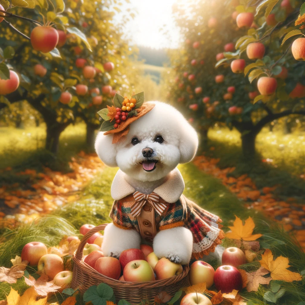 Harvest Tails - Momo & Sasa Custom Pet Portrait - Pet Autumn Harvest