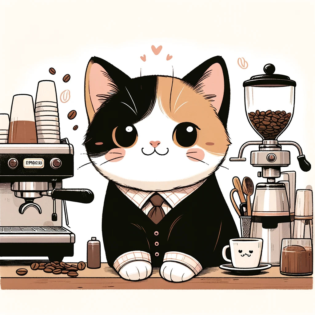 Coffee Pal - Momo & Sasa Custom Pet Portrait - Pet Coffee Shop