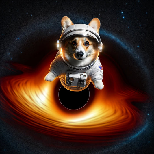 Cosmo Paws - Momo & Sasa Custom Pet Portrait - Pet Space Travel