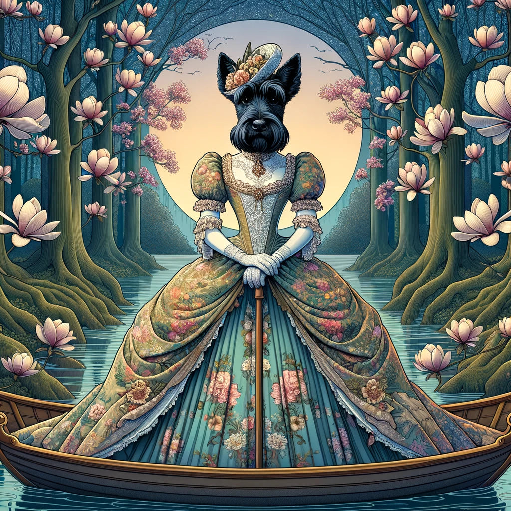 Serene Sails - Momo & Sasa Custom Pet Portrait - Pet On Boat