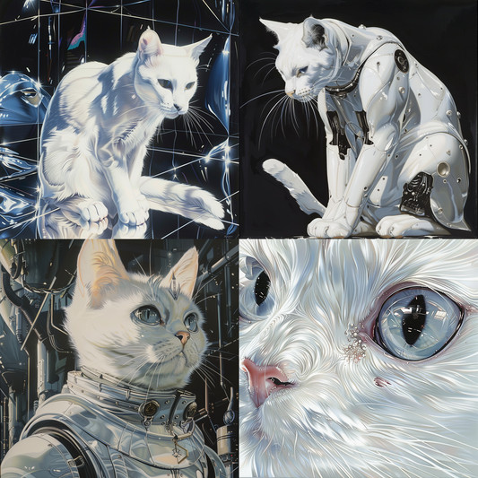 Feral Strokes - Momo & Sasa Custom Pet Portrait - Pet Wild Art