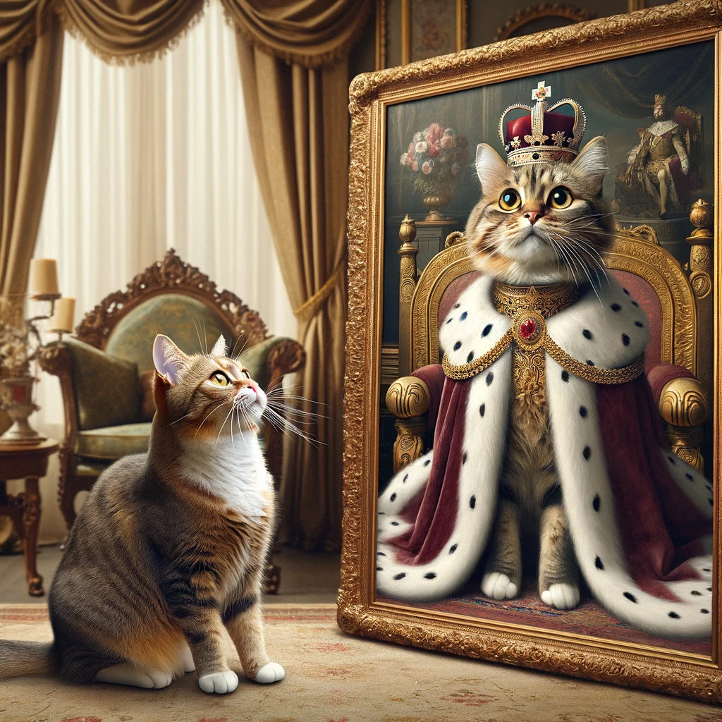 Royal Whiskers - Momo & Sasa Custom Pet Portrait - Pet King