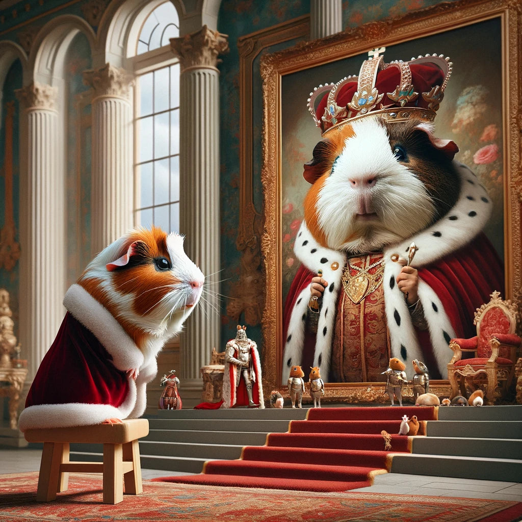 Royal Whiskers - Momo & Sasa Custom Pet Portrait - Pet King