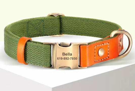 Custom pet leather collar - My Store