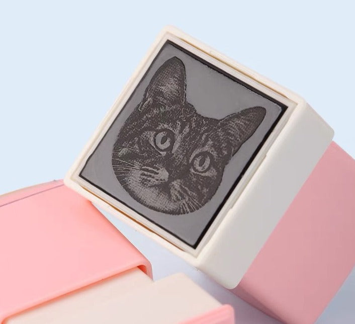 Custom pet head portrait stamp - My Store