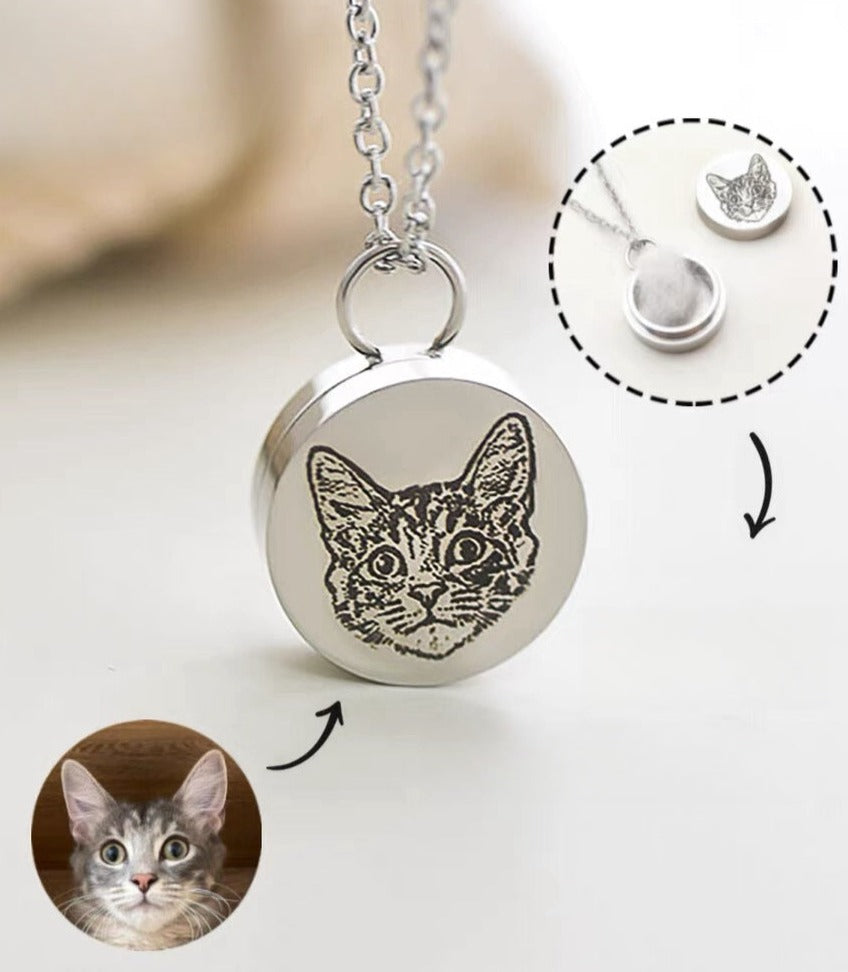 Custom pet fur necklace - My Store