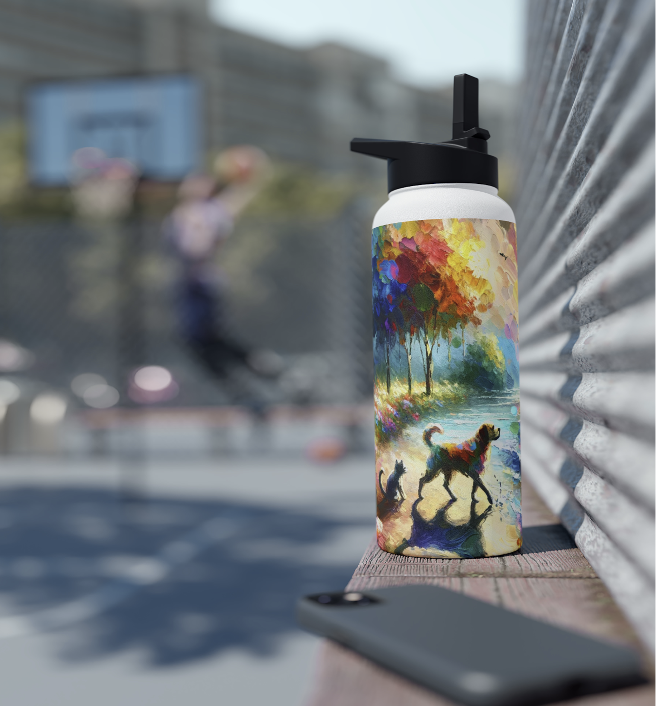 Hydrate Tails - Momo & Sasa Custom Pet Stainless Steel Water Bottle