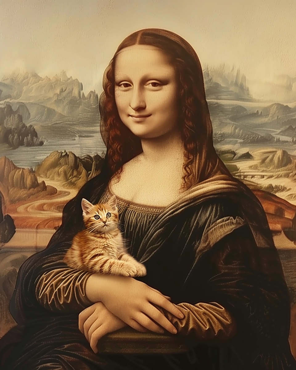 Masterful Muzzles - Momo & Sasa Custom Pet Portrait - Pet In Masterworks